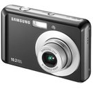 Samsung ES 15 Black.  10.3 , .  1 / 2.33",  80 - 1600 ISO, Auto ISO,   35 - 105 , Zoom 3x,  ,    SD, SDHC, MMCPlus