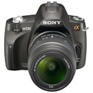 Sony Alpha DSLR - A230 Kit 18 - 55.  10.8 , .  23.6 x 15.8 ,  100 - 3200 ISO, Auto ISO,    SD, SDHC, Memory Stick Pro Duo, Memory Stick PRO - HG Duo