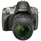 Sony Alpha DSLR - A380 Kit 18 - 55.  14.9 , .  23.5 x 15.7 ,  100 - 3200 ISO, Auto ISO,    SD, SDHC, Memory Stick Pro Duo, Memory Stick PRO - HG Duo